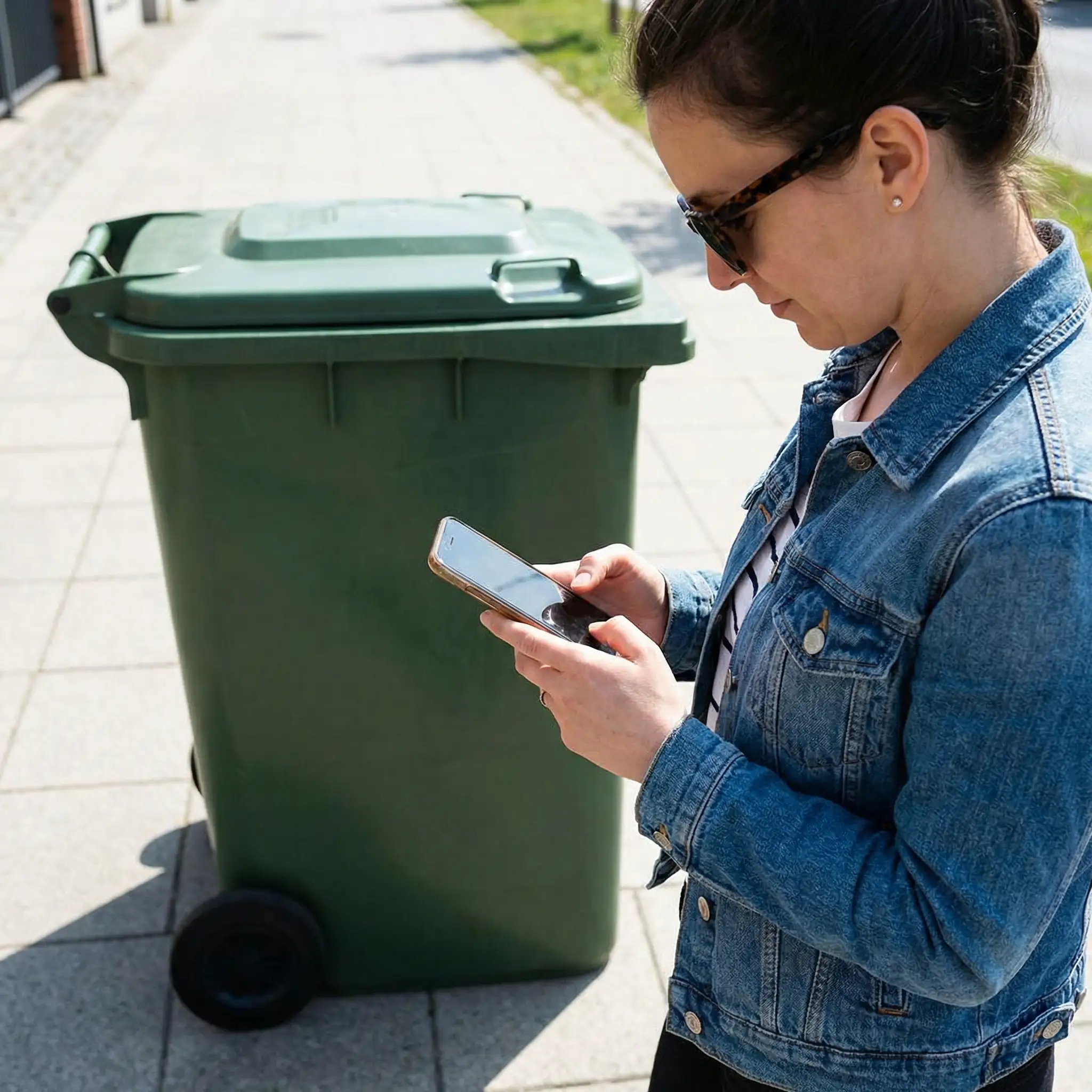Compost bin at property